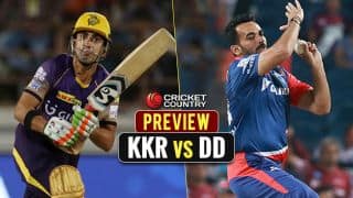 Kolkata Knight Riders (KKR) vs Delhi Daredevils (DD), IPL 2017 Match 32 preview and likely XI: KKR look to maintain lead